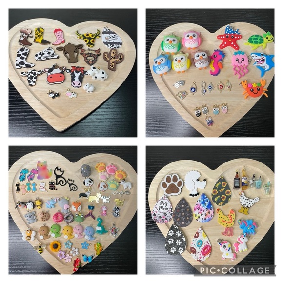 Keychain Cow Dino Cat Police Handcrafted Artisan Silicone Beaded Bracelet Key - Picture 13 of 13